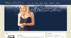 Desktop Screenshot of meganhiltyonline.com